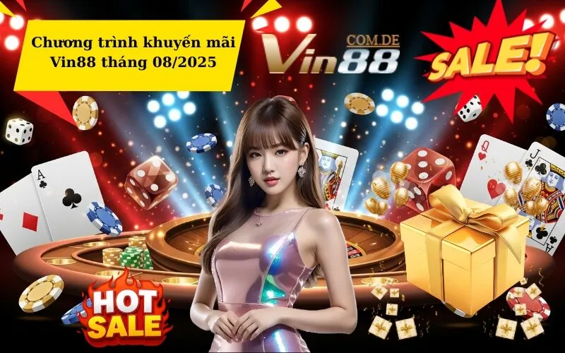 Tổng hợp các khuyến mãi tháng 08/2025 tại Vin88 hot nhất